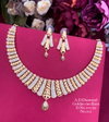 AD Diamond Designer Golden Necklace 4 Wholesale Price In Surat
